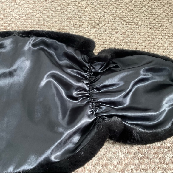 Faux Mink Fur Stole Shawl Wrap - Picture 10 of 13